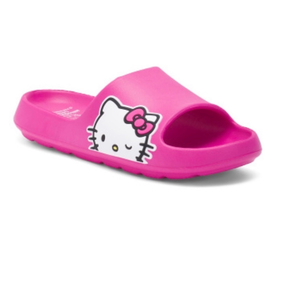 Sanrio Hello Kitty Pink Slide Sandals for Kids Size 2/3